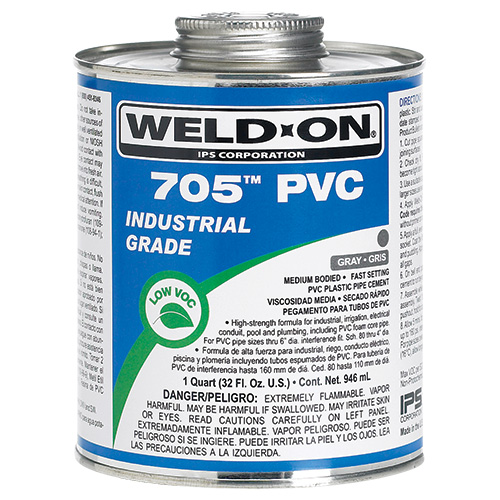 705 Clear PVC Cement - Medium Bodied - Injector Systems